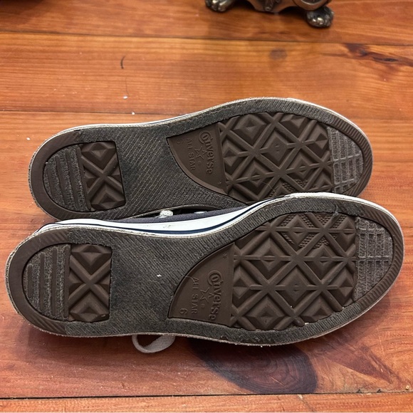 Converse All Star Low Top Sneakers Mens 6 Womens 8 Faded Navy Blue Chuck Taylors - Picture 11 of 13